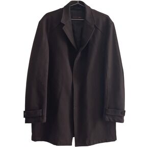 BALLY Men's Designer Brown Wool Blend "Panama" Jacket SZ: 46 US